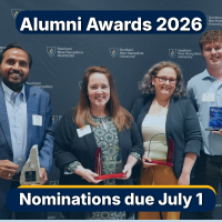 group photo of alumni award recipients