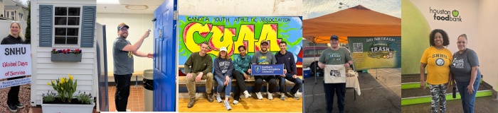 5 images of GDS project leaders and volunteers