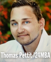 Thomas smiling in photo