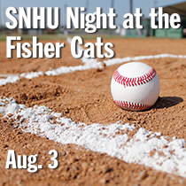 Register for SNHU Night at the Fisher Cats on August 3, 2017