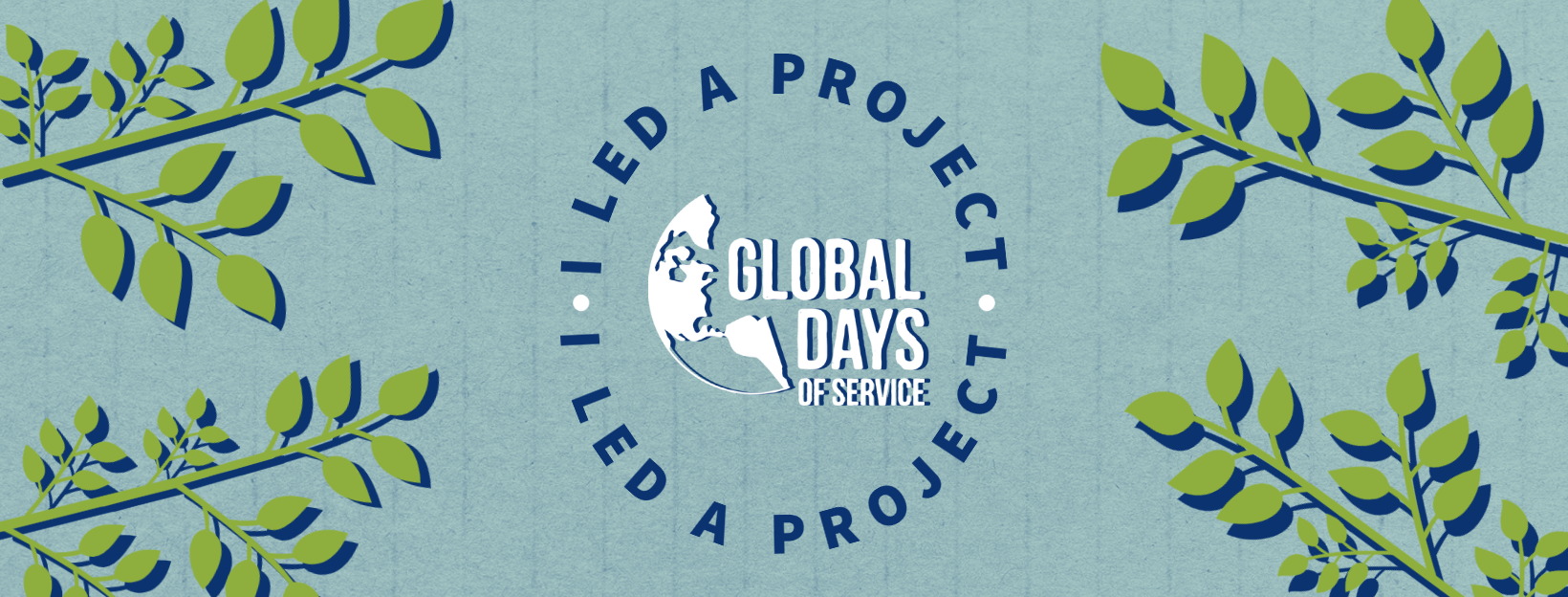 Global Days of Service cover image for Facebook profile for project leaders 