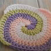 Crochet Spiral Granny Square