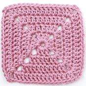 Crochet Solid Granny Square