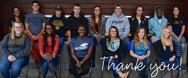 Thank you from SNHU students