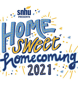 SNHU's 'Home Sweet Homecoming' 2021 logo