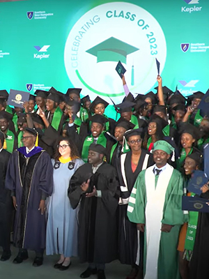 Global Education Movement (GEM) students at their 2023 commencement ceremony